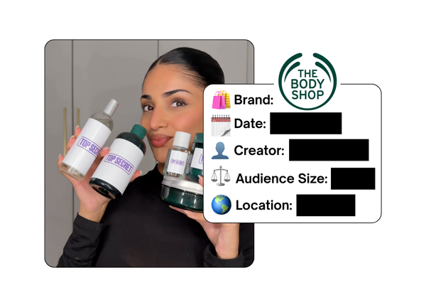 Spotted: The Body Shop in a new paid collab