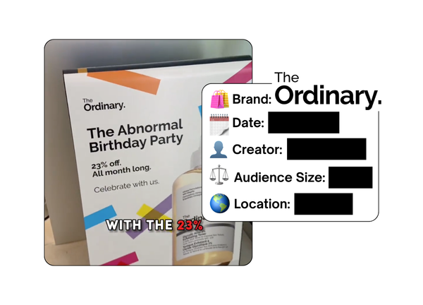 Spotted: The Ordinary in a new paid collab