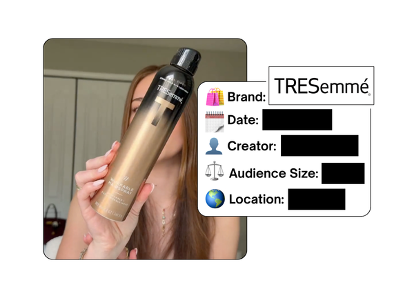 Spotted: TRESemmé in a new paid collab