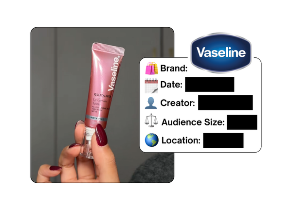 Spotted: Vaseline in a new paid collab
