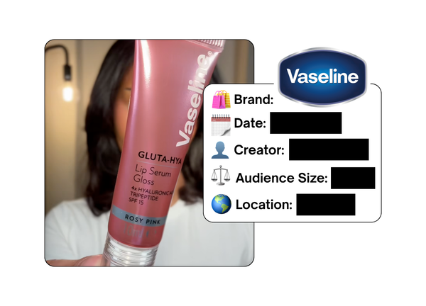 Spotted: Vaseline in a new paid collab