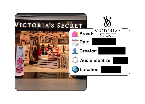 Spotted: Victoria’s Secret in a new paid collab