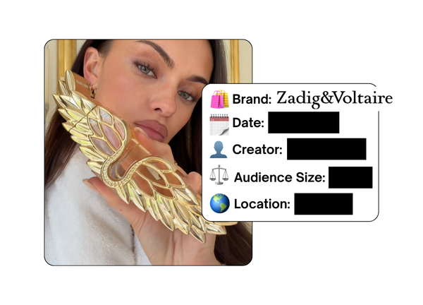 Spotted: Zadig&Voltaire in a new paid collab
