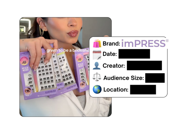 Spotted: imPRESS in a new paid collab