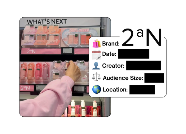 Spotted: 2aN in a new paid collab