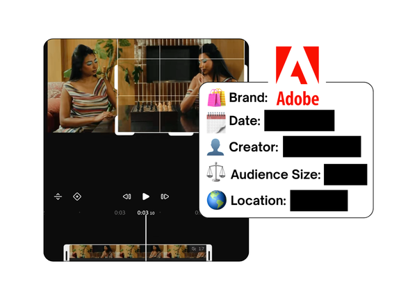 Spotted: Adobe in a new paid collab