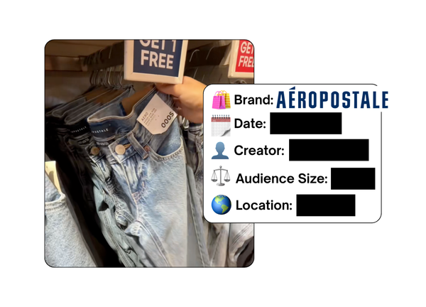 Spotted: Aeropostale in a new paid collab