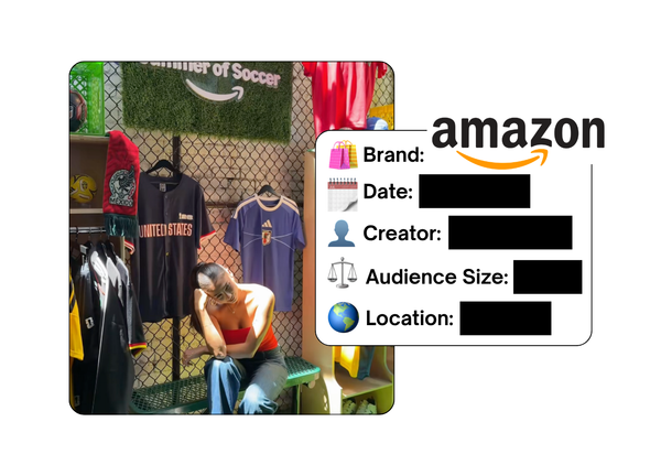 Spotted: Amazon in a new paid collab