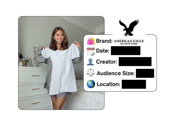Spotted: American Eagle in a new paid collab