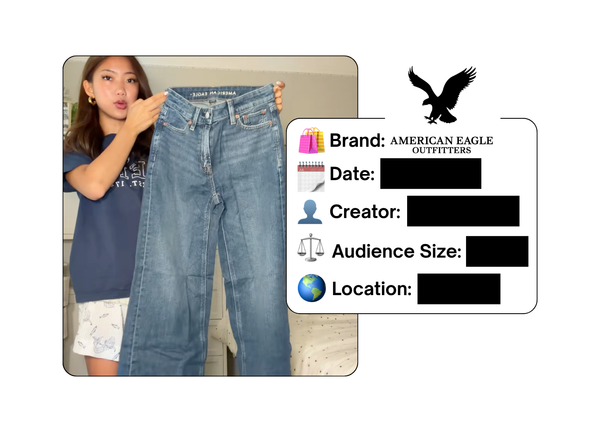 Spotted: American Eagle in a new paid collab