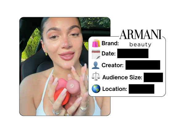 Spotted: Armani Beauty in a new paid collab