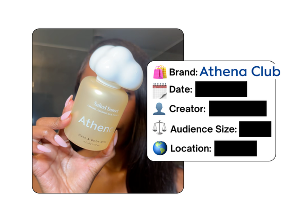 Spotted: Athena Club in a new paid collab