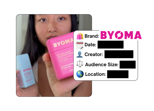 Spotted: BYOMA in a new paid collab