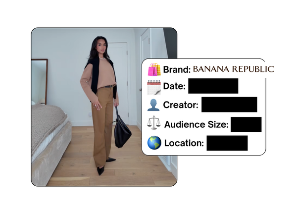 Spotted: Banana Republic in a new paid collab