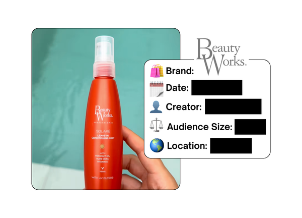 Spotted: Beauty Works in a new paid collab