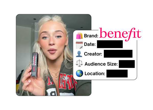 Spotted: Benefit Cosmetics in a new paid collab