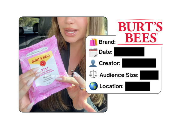 Spotted: Burt's Bees in a new paid collab