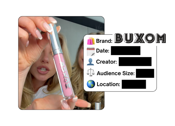 Spotted: Buxom Cosmetics in a new paid collab