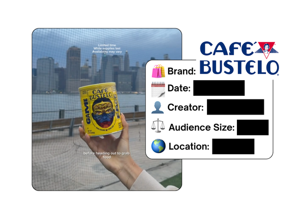 Spotted: Café Bustelo in a new paid collab