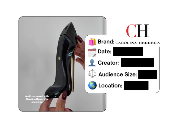 Spotted: Carolina Herrera in a new paid collab