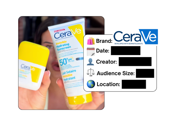 Spotted: CeraVe in a new paid collab