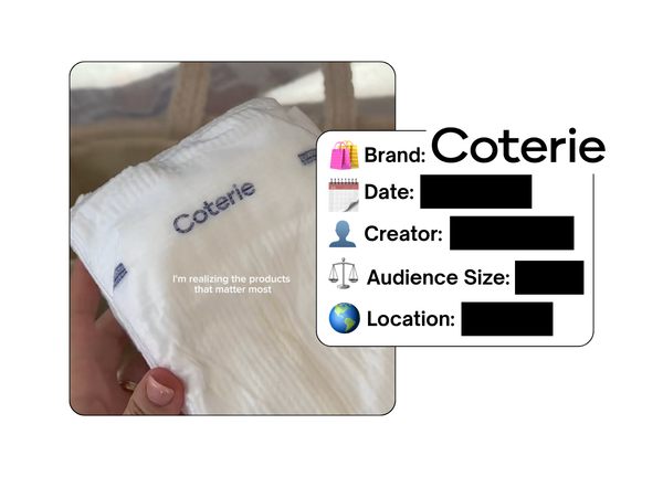 Spotted: Coterie in a new paid collab
