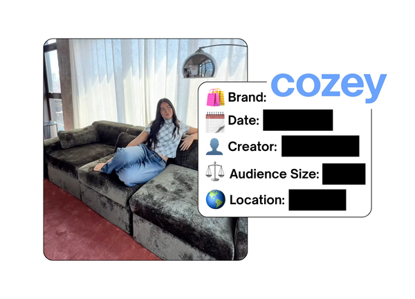 Spotted: Cozey in a new paid collab