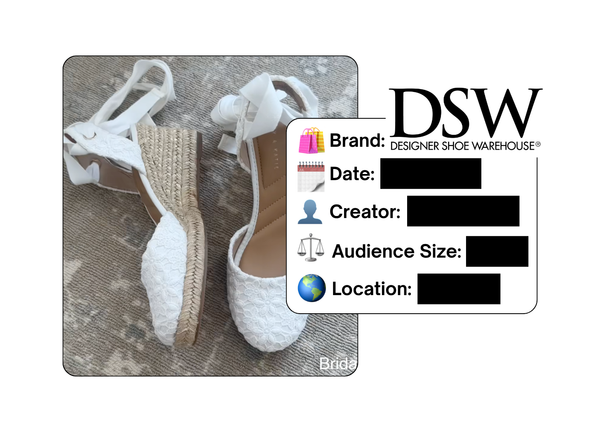 Spotted: DSW in a new paid collab