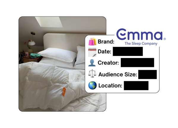 Spotted: Emma Sleep in a new paid collab