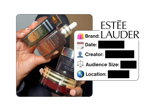 Spotted: Estée Lauder in a new paid collab