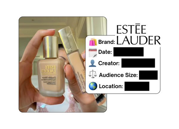 Spotted: Estée Lauder in a new paid collab
