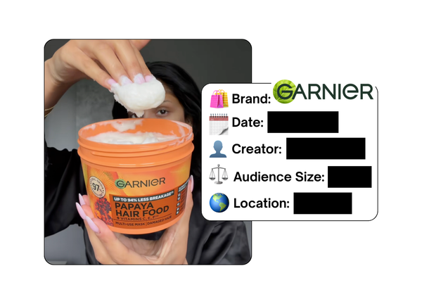 Spotted: Garnier in a new paid collab