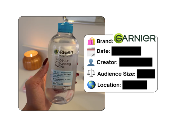 Spotted: Garnier in a new paid collab