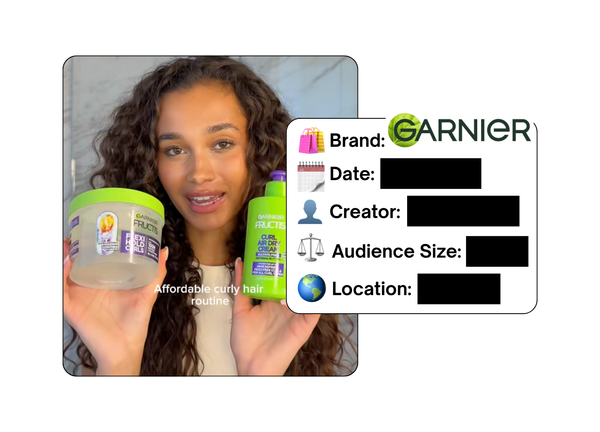Spotted: Garnier in a new paid collab