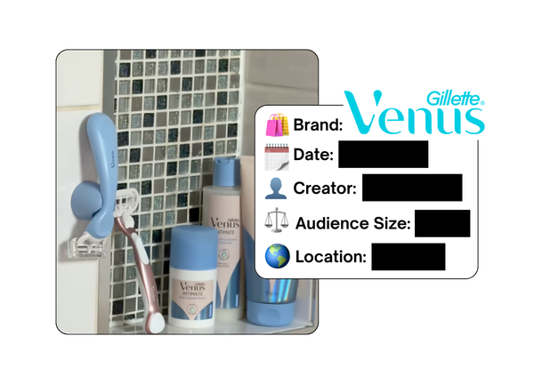 Spotted: Gillette Venus in a new paid collab