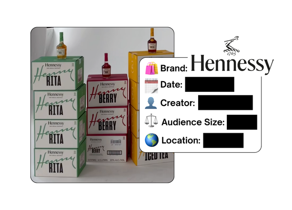 Spotted: Hennessy in a new paid collab