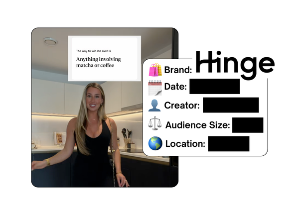 Spotted: Hinge in a new paid collab