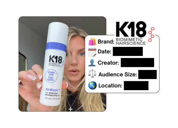 Spotted: K18 Hair in a new paid collab