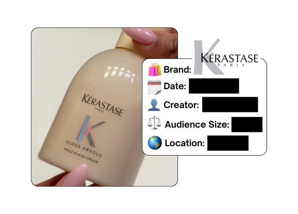 Spotted: Kerastase in a new paid collab