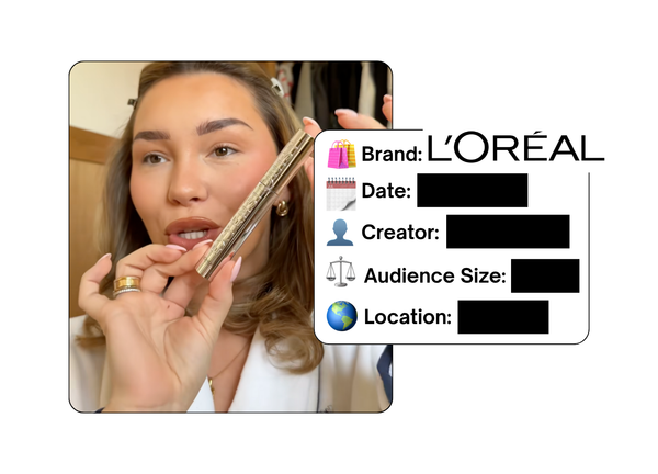 Spotted: L’Oreal in a new paid collab