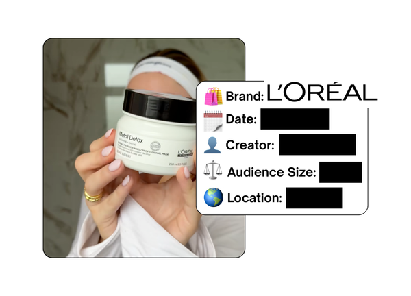 Spotted: L’Oreal in a new paid collab