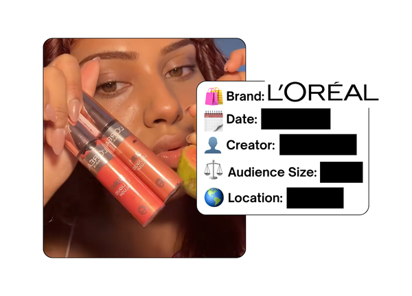 Spotted: L'Oreal in a new paid collab