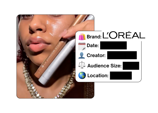 Spotted: L'Oreal in a new paid collab