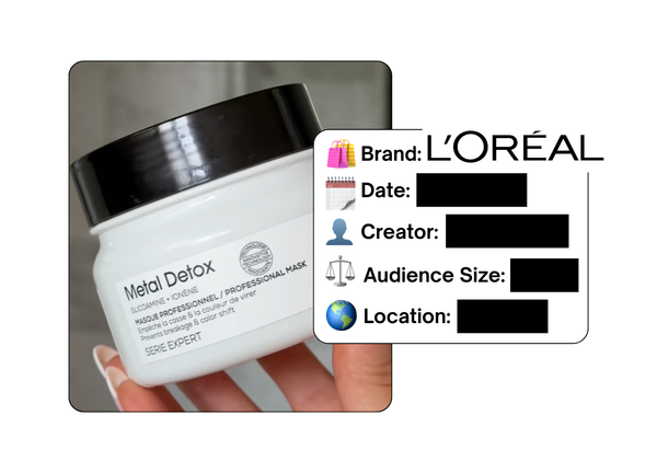 Spotted: L'Oreal in a new paid collab