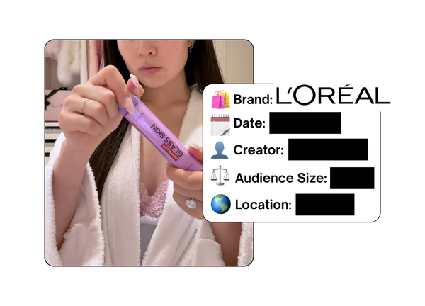 Spotted: L'Oreal in a new paid collab