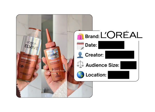 Spotted: L’Oreal in a new paid collab