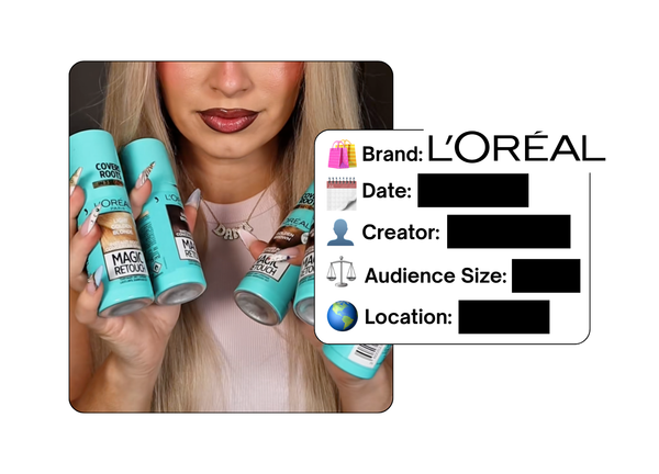 Spotted: L’Oreal in a new paid collab