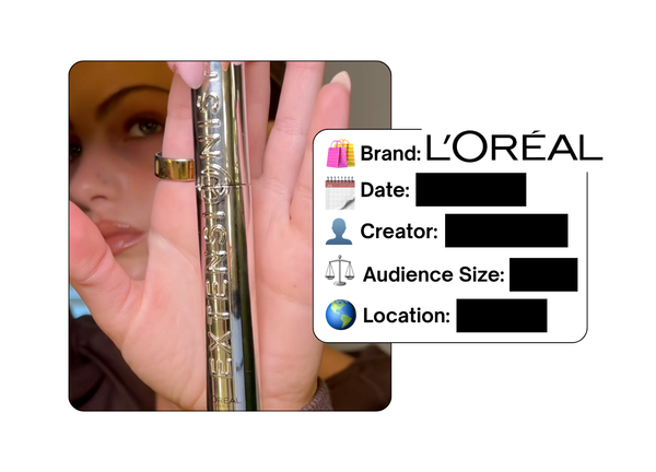 Spotted: L'Oreal in a new paid collab