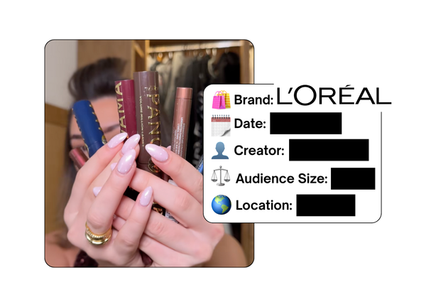 Spotted: L’Oreal in a new paid collab