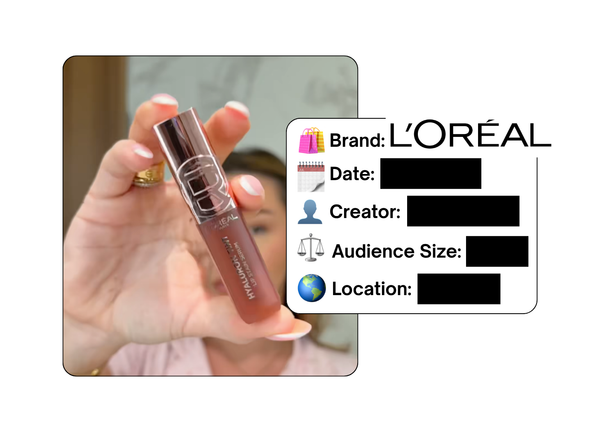 Spotted: L’Oreal in a new paid collab